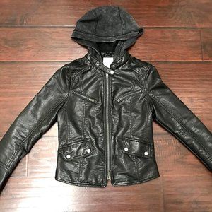 Free People New Dawn Vegan Leather Moto Jacket